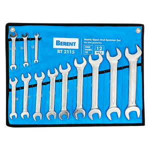 12-Piece Double Open End Wrench Set (BT2115)