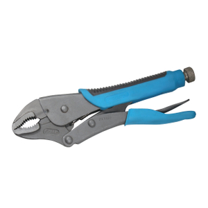 High-grade flat jaw locking pliers (TPR two-color handle)